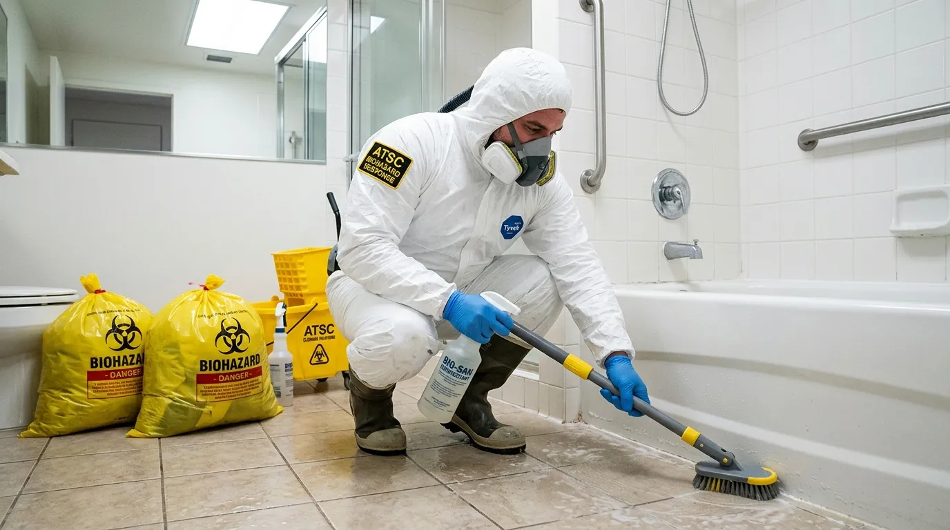 Decontamination equipment deployed for Blood Cleanup in Point Breeze